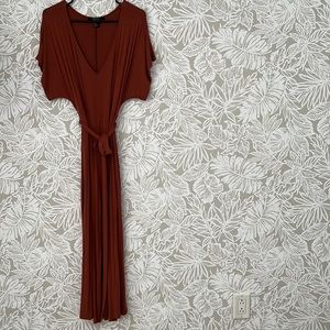 (Forever 21) Jumpsuit Rust/clay red